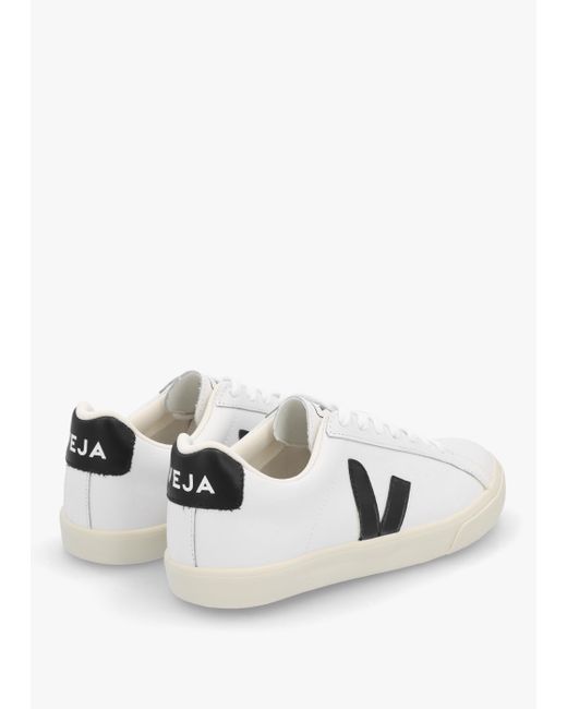 Veja White Esplar Logo Extra Leather Trainers Leather