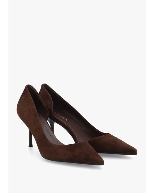 Daniel Brown Emma D'Orsay Mid Heel Court Shoes