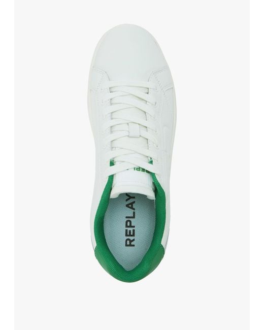 Replay White Gmz4S Trainer Sporty for men