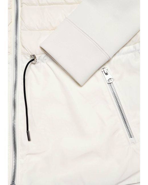 Mackage White Joyce Hybrid Peplum Cream Jacket