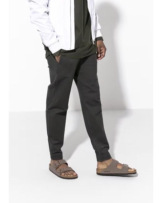 Birkenstock Brown Men's Arizona Birko-flor Mocca Two Bar Mules for men