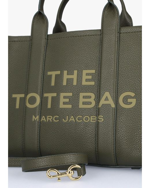 Marc Jacobs Green The Leather Small Forest Tote Bag