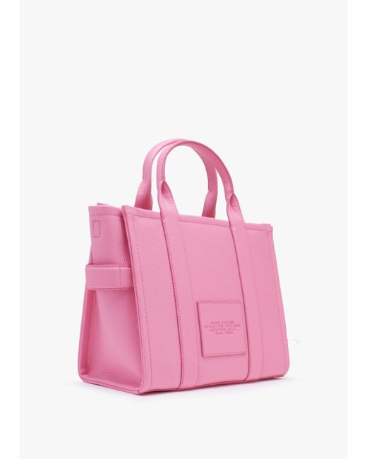 Marc Jacobs The Leather Medium Candy Pink Tote Bag