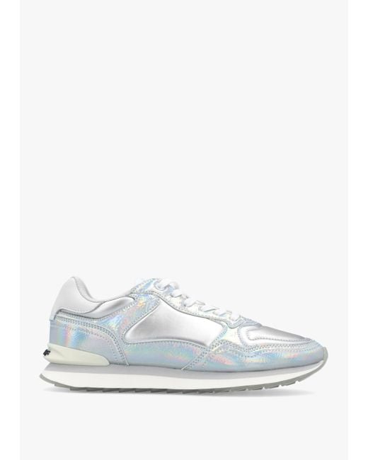 HOFF White City Silver Iridescent Trainers