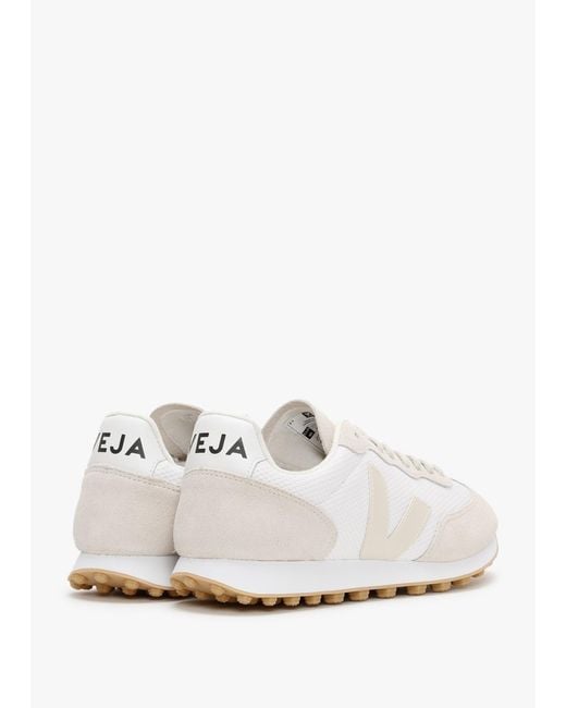 Veja White Rio Branco Perre Natural Suede & Mesh Trainers