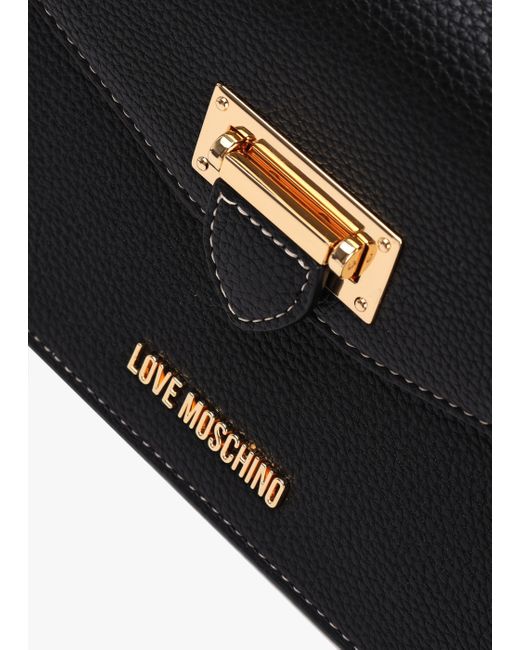 Love Moschino Black Click Nero Saddle Bag