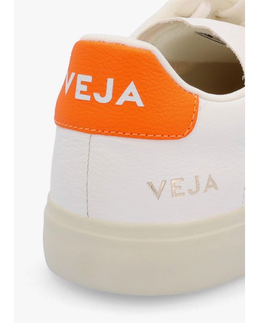 Veja Women's Campo Chromefree Leather Extra White Fury Trainers