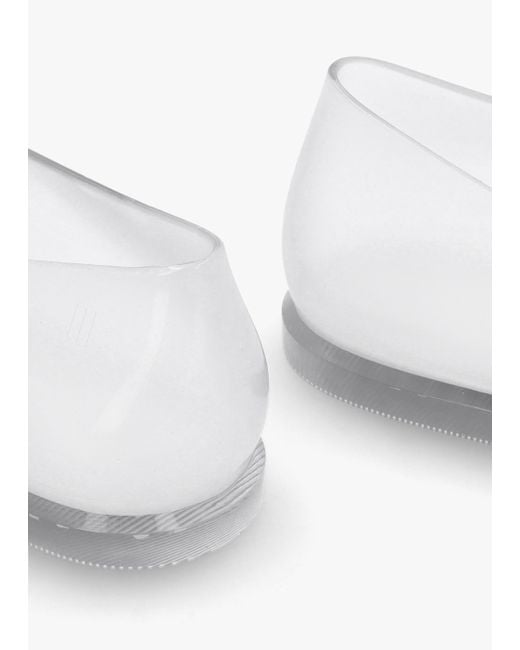 Marc Jacobs White X Melissa Ruby Clear Ballet Pumps