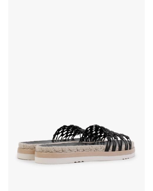 Daniel Kule Black Knotted Woven Mules