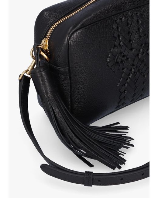 Anya Hindmarch Neeson Tassel Black Leather Cross-body Bag