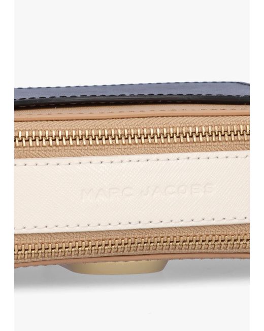 Marc Jacobs Natural The Snapshot Camel Multi Leather Camera Bag