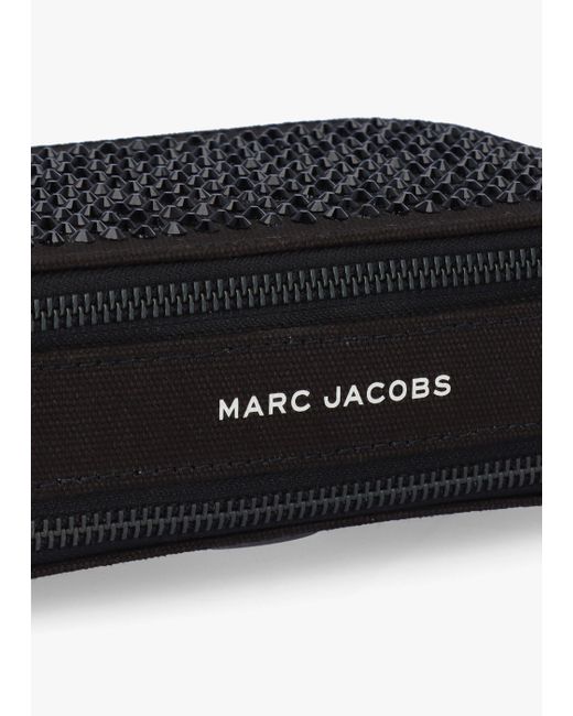Marc Jacobs The Crystal Canvas Snapshot Black Camera Bag
