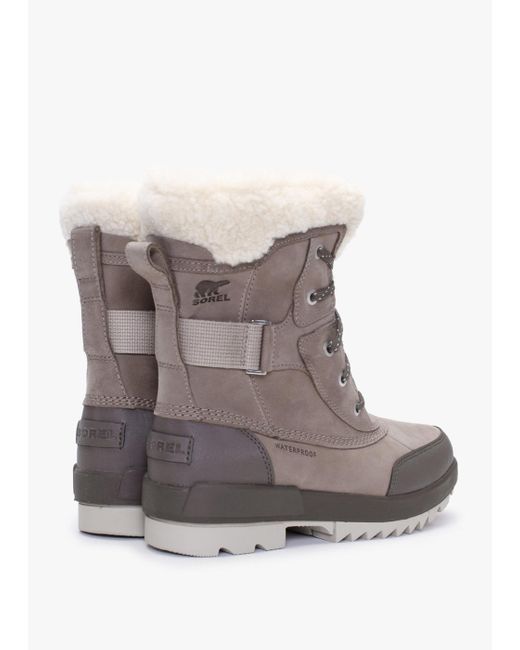 Sorel Torino Ii Omega Taupe Major Leather Parc Boots in Brown | Lyst