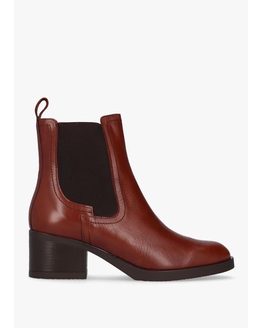Wonders Yani Brown Leather Chelsea Boots