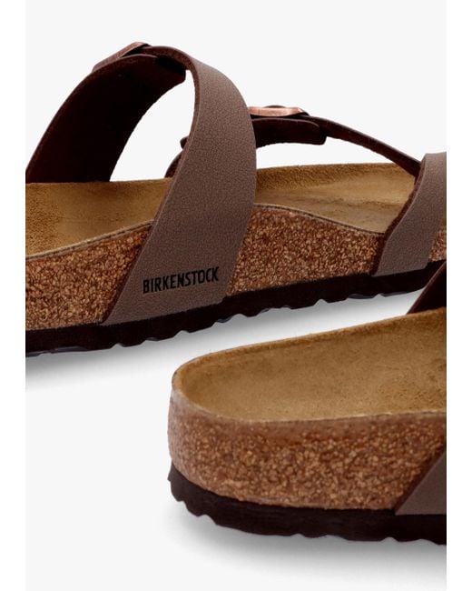 Birkenstock Brown Mayari Mocca Birko-flor Thong Sandals