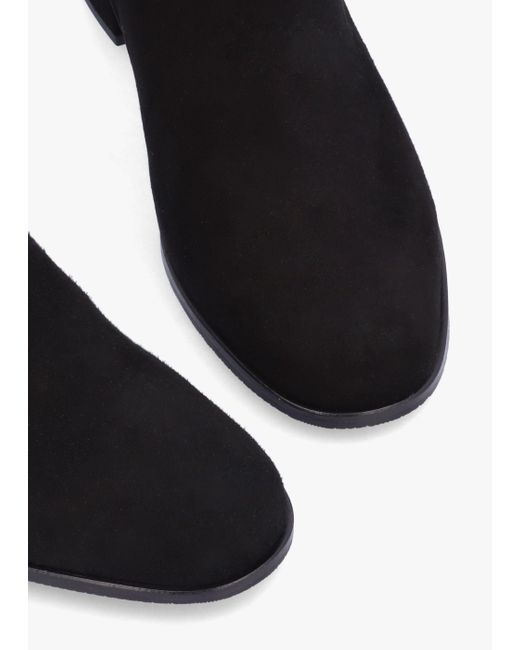 Daniel Pearl Black Suede Block Heel Ankle Boots