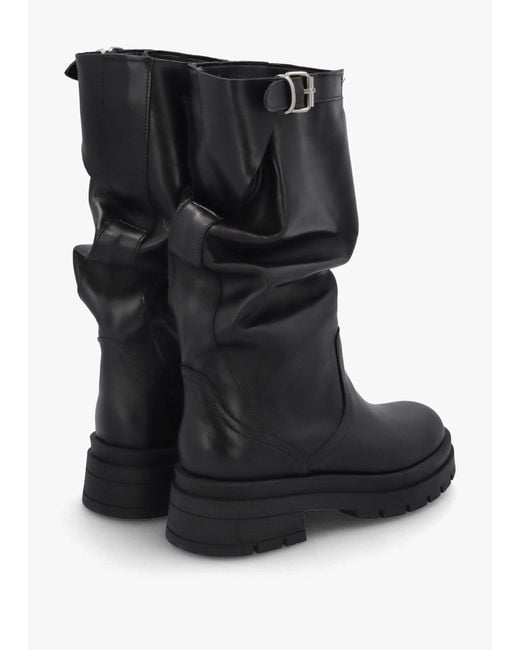 Daniel Black Slouchy Calf Boots