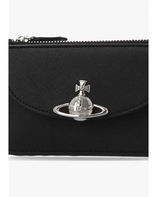 Vivienne Westwood White Half Moon Card Holder