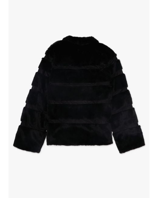 Carre Noir Black Fur Jacket