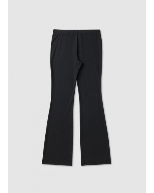 Tommy Hilfiger Black Th Low Rise Flared Leggings