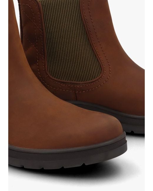 Barbour Brown Amble Mahogany Chelsea Boots