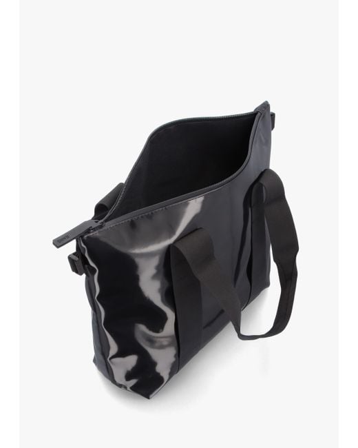 Rains Black Night Mini Tote Bag