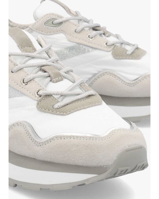 Moda In Pelle White Dorea & Lace Up Trainers