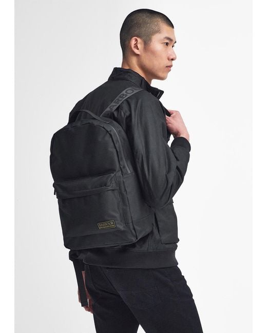 Barbour Black Knockhill Essential Classic Backpack