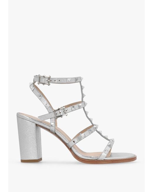 Daniel White Pitter Studded Block Heeled Sandals