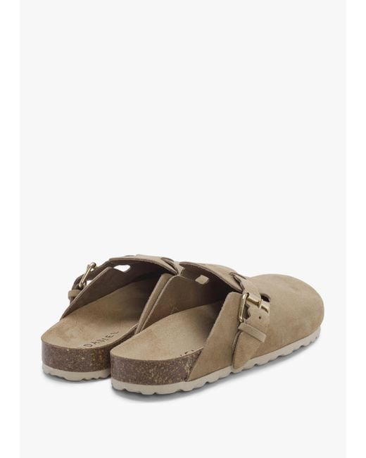 Daniel Natural Iclog Beige Suede Clogs