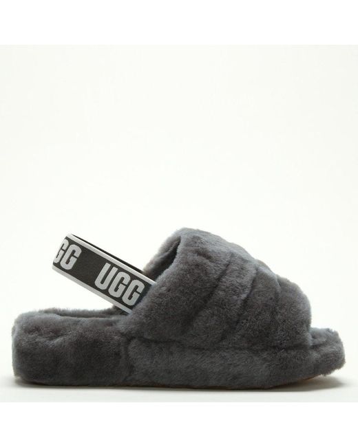 uggs slides blue