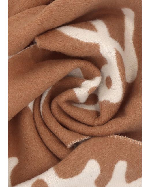 Marc Jacobs White Marc Is Joy Copper Wool Scarf