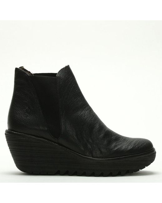 fly london wedge ankle boots