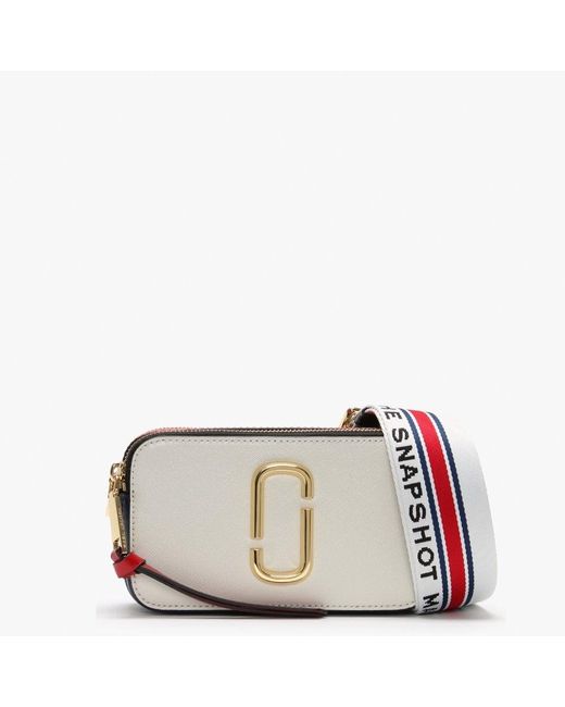 Marc Jacobs The Snapshot Coconut Multi Leather Camera Bag | Lyst