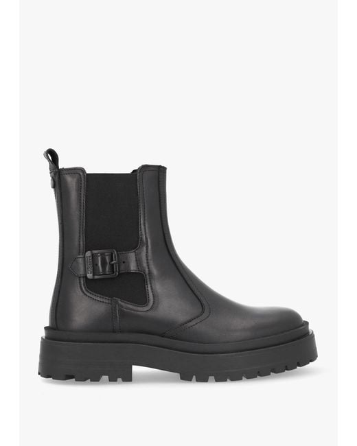 Barbour Black Milla Chunky Chelsea Boots
