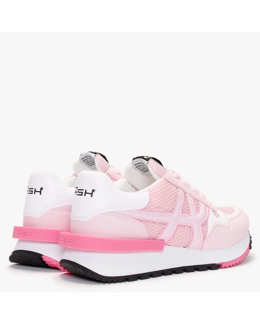 Ash Pink Thunder Crystal Rose White Chunky Trainers