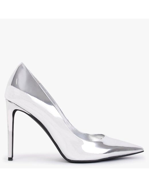 DKNY Mabi Specchio Chrome Court Shoes | Lyst UK