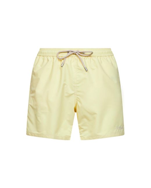 Mc2 Saint Barth Yellow Swim Shorts Patmos for men