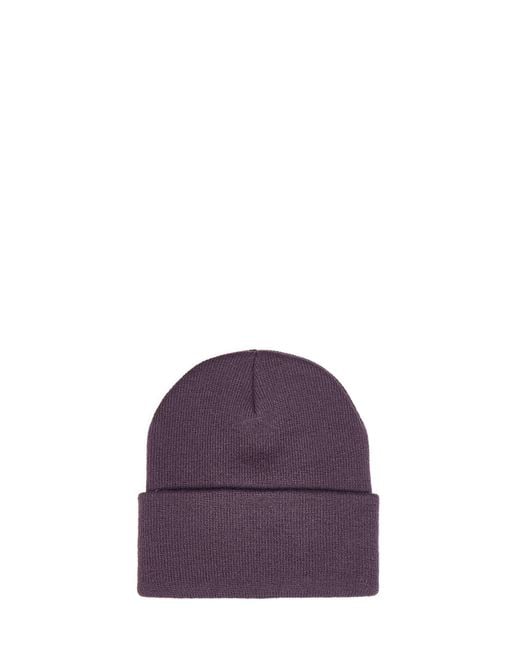 Carhartt Purple Cozy Short Watch Beanie for men