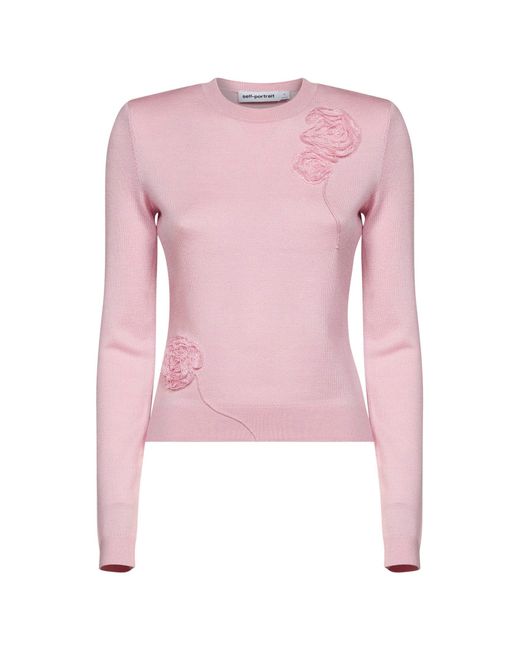 Pullover di Self-Portrait in Pink