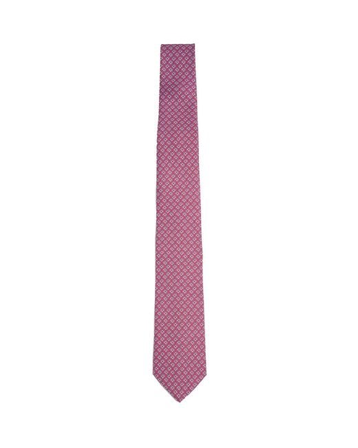 Cravatta di Ferragamo in Purple da Uomo