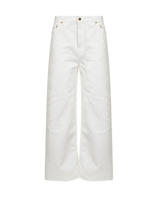 Golden Goose Deluxe Brand White Bull Denim Golden Boyfriend Jeans