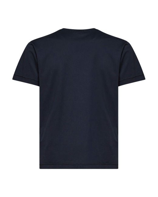Stone Island Blue 60/2 Cotton Jersey Slim-Fit T-Shirt for men