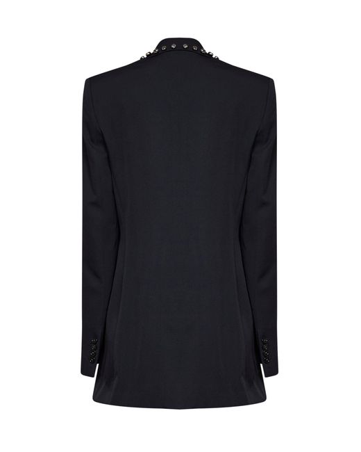 Stella McCartney Black Wool Embellished Blazer