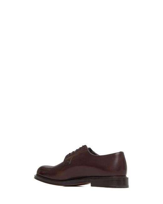Church's Brown Shannon Leather Derby Shoes for men