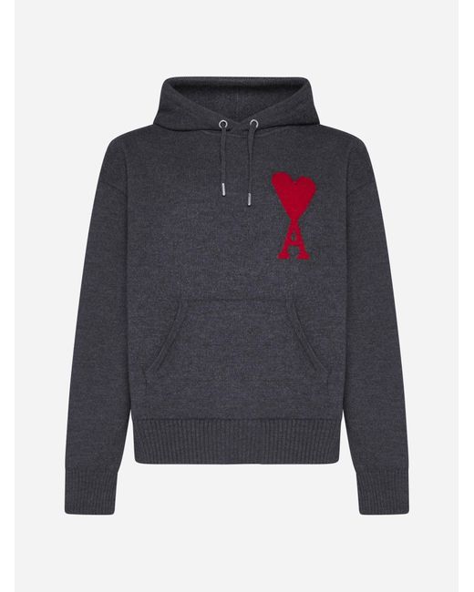 ami hoodie blue