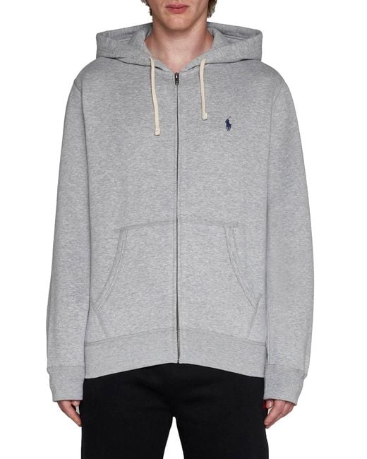 Polo Ralph Lauren Blue Ralph Lauren Full-Zip Hoodie for men