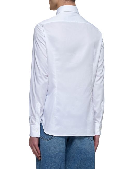 Camicia di D 40 in White da Uomo