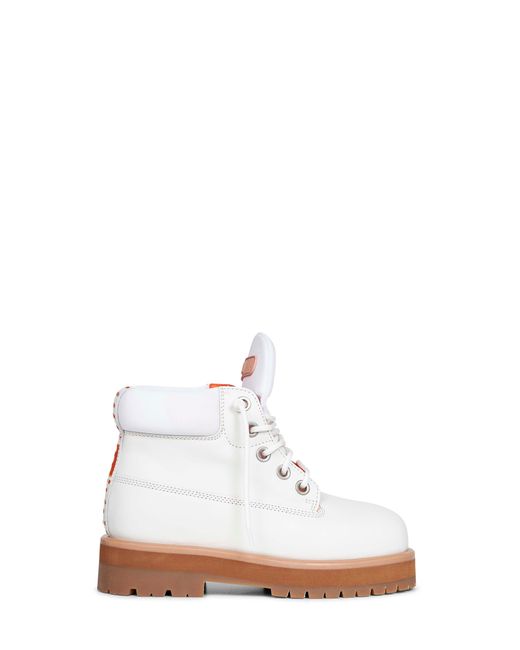 PDF White Off Leather Strada Ankle Boots<Br for men