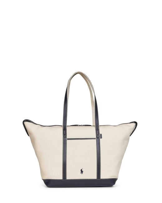 Polo Ralph Lauren Natural Large Tote Shopper Ecru